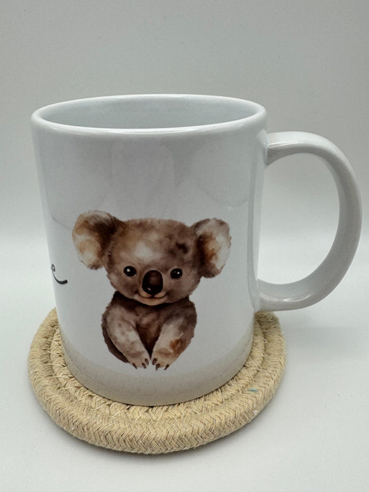 Personalisierte Koala- Tasse mit Namen