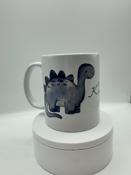 Personalisierte Dino- Tasse mit Name