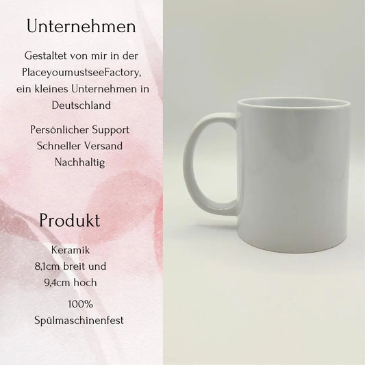 Personalisierte Keramiktasse – Dein Wunschdesign oder Text, einzigartiges Geschenk, personalisierbare Tasse für jeden Anlass