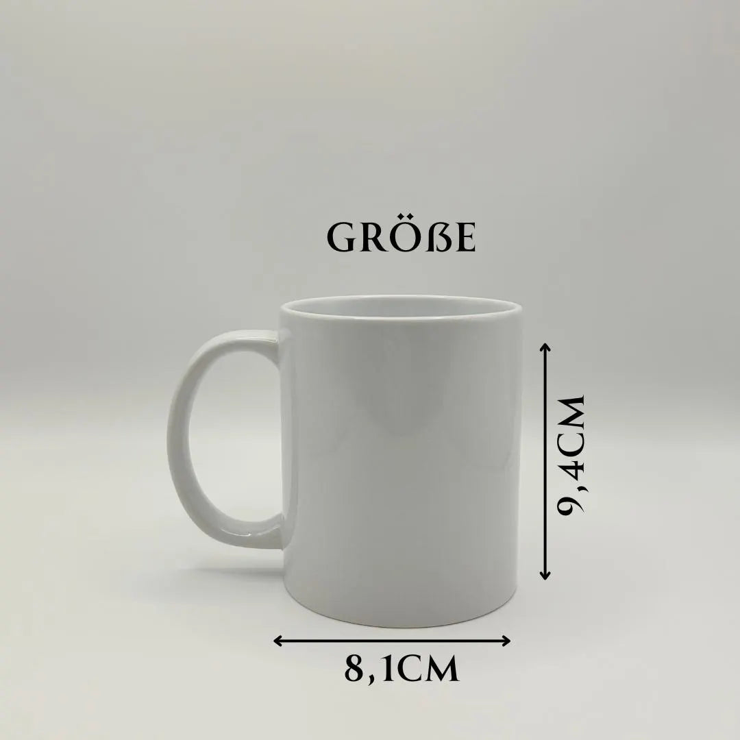 Personalisierte Tasse mit Initiale und Name